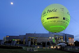 Ballon Air de Paris (2008-2013), le jour de son inauguration.