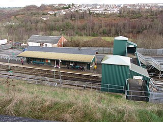 <span class="mw-page-title-main">Bargoed railway station</span> Railway station in Caerphilly, Wales