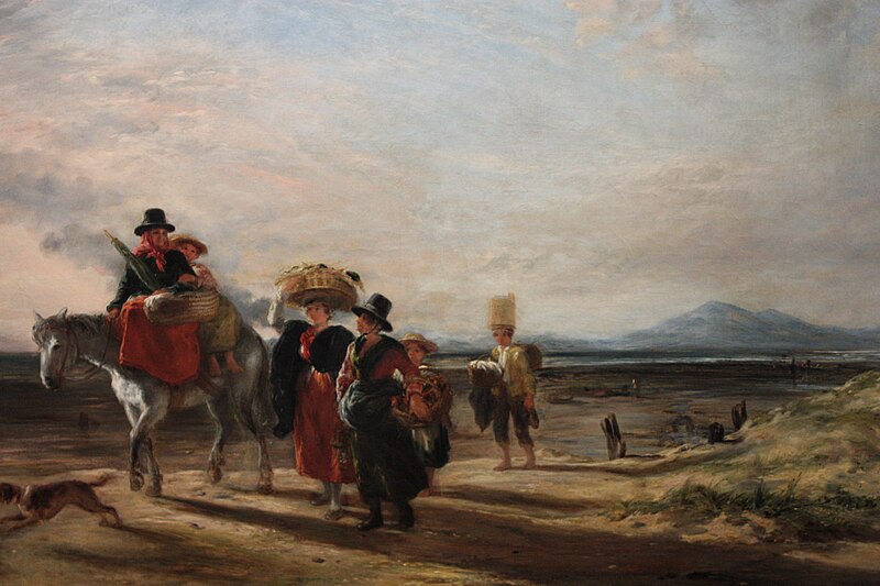 File:Barmouth Sands by William Collins, 1835, Guildhall Gallery, London.JPG