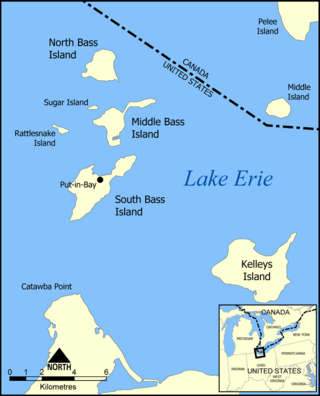 <span class="mw-page-title-main">Bass Islands</span> Group of limestone islands in Lake Erie, Ohio