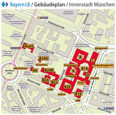 97: Gebäudeplan der BayernLB in München