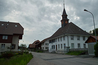 <span class="mw-page-title-main">Bibern, Solothurn</span> Former municipality in Solothurn, Switzerland