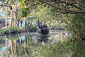 Boating through the canals of Munroe Island