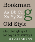 Thumbnail for Bookman (typeface)