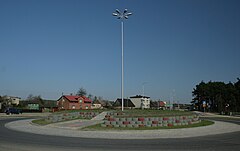 Rondo w miejscowości Boronów