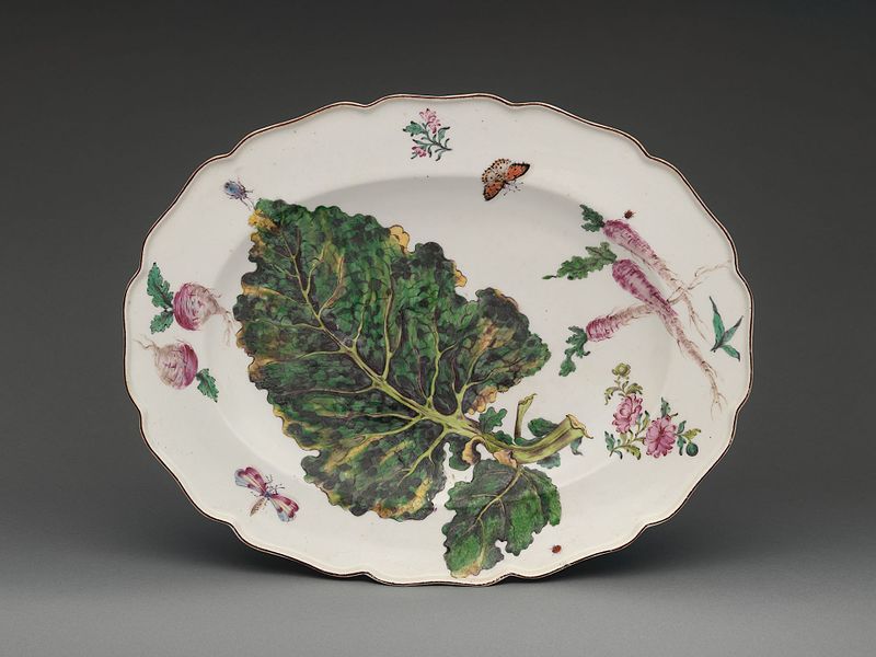 File:Botanical oval platter with turnip leaf DP-1687-041.jpg