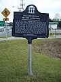 Historical plaque near the Frank R. Norris Bridge.