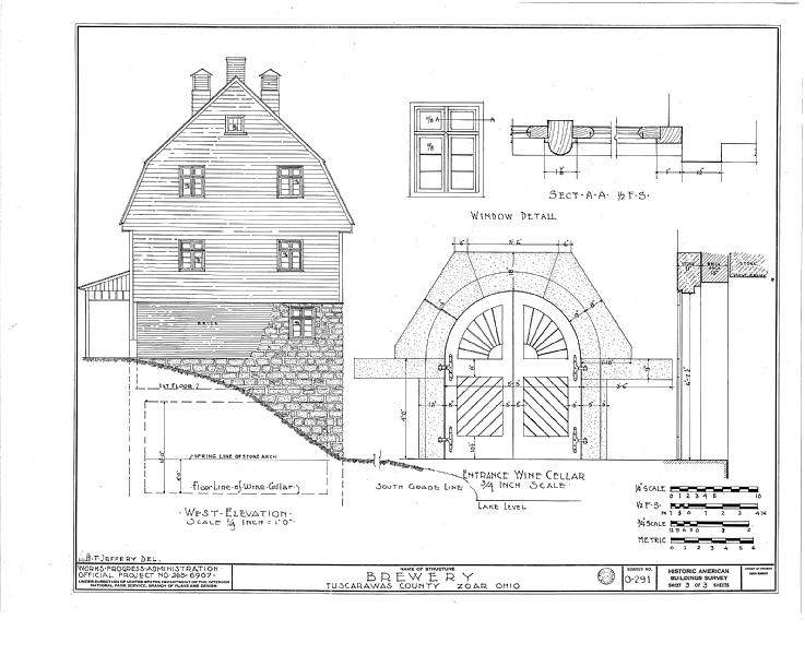 File:Brewery, Fifth and Park Streets, Zoar, Tuscarawas County, OH HABS OHIO,79-ZOAR,13- (sheet 3 of 3).tif