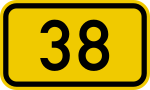 Vorschaubild für Bundesstraße 38