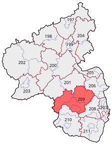 Bundestag constituency 209-2017.svg