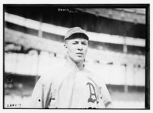 Byron Houck, Philadelphia AL, at Polo Grounds, NY (baseball) LCCN2014693996.tif