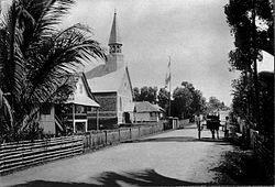 Tomohon highway in 1900-1920