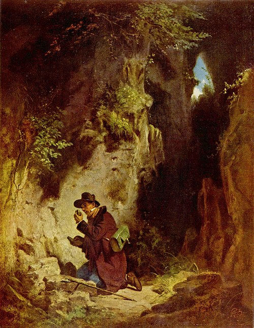 הגאולוג, ציור של קארל שפיצווג משנת 1860