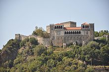 Leiria castle. Castelo de Leiria (vista geral).JPG