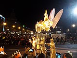 Cavalcada de reis de Barcelona 2018, vista a la plaça de Catalunya.