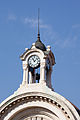 Uhrenturm am Haupteingang der Zentralmarkthalle Sofia