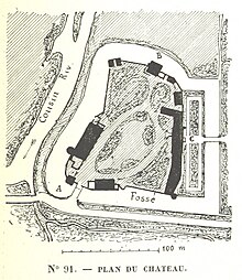 Château de Vault-de-Lugny (Plan, 1870)