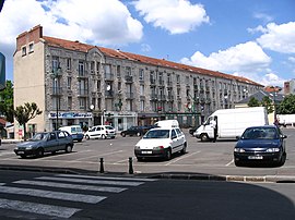 Champagne-sur-Seine'deki ana meydan