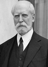 Taft insisted that Charles Evans Hughes succeed him as chief justice. Charles Evans Hughes-01.jpg