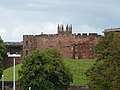 Chester Castle - Curtain Wall to West and South West of Inner Bailey, viewed from Grosvenor Bridge