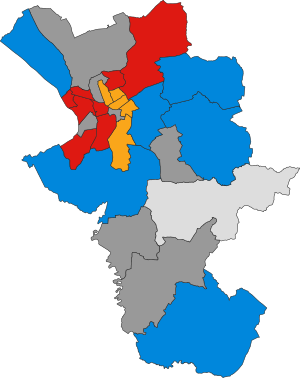 Chester UK ward map 1995.svg