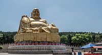 Deutsch: Buddah Statue auf dem Berg der eintausend Buddhas in Jinan, China English: Buddha statue on the Thousand Buddha Mountain in Jinan, China