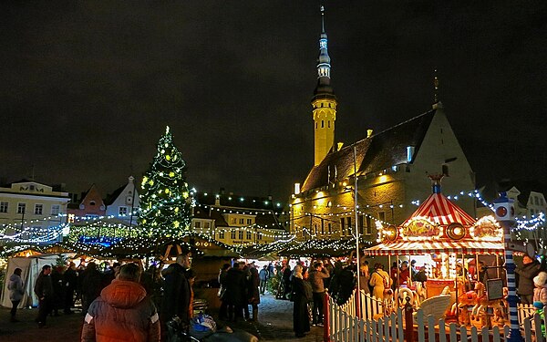 Christmas market in Estonia