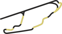 World RX layout of Circuit Jules Tacheny Mettet, used in 2014-2018