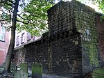 Town Wall South of Numbers 74-80 Town Wall to Rear of Number 43 City Wall, St.Andrew's Churchyard - geograph.org.uk - 77431.jpg