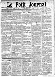 Le Petit Journal faisait ouvertement campagne contre Clemenceau. Sur cette une du 19 août 1893, un article satirique de Judet le suspecte d'avoir « fabriqué les papiers Norton » « pour faire diversion aux accusations embarrassantes »[21].