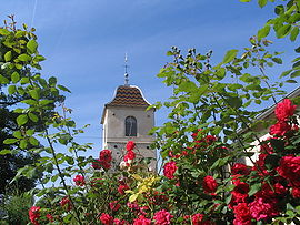 The bell tower in Velle-le-Châtel