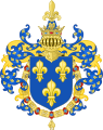 Coat of Arms of Francis I, Francis II and Charles IX of France (Order of the Golden Fleece).svg