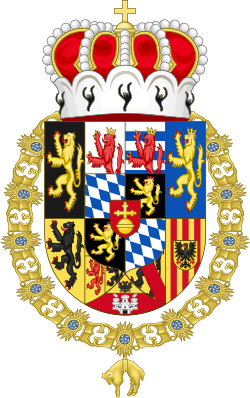 Maximilian II Emanuel av Bayerns våpenskjold
