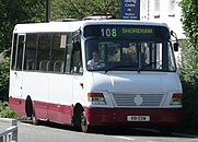 Compass Travel Autobus Classique bodied Vario in Horsham in April 2009
