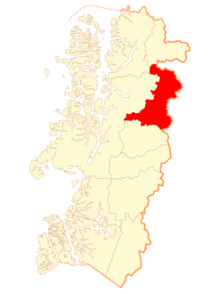 Location of the Coihaique commune in Los Aisén Region