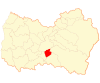 Map o Placilla commune in O'Higgins Region