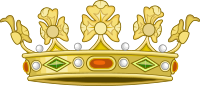 Обычная корона итальянского принца Svg