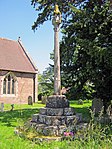 Cross in Churchyard of Church of St Mary Cross in Bitterley churchyard (geograph 2215579).jpg