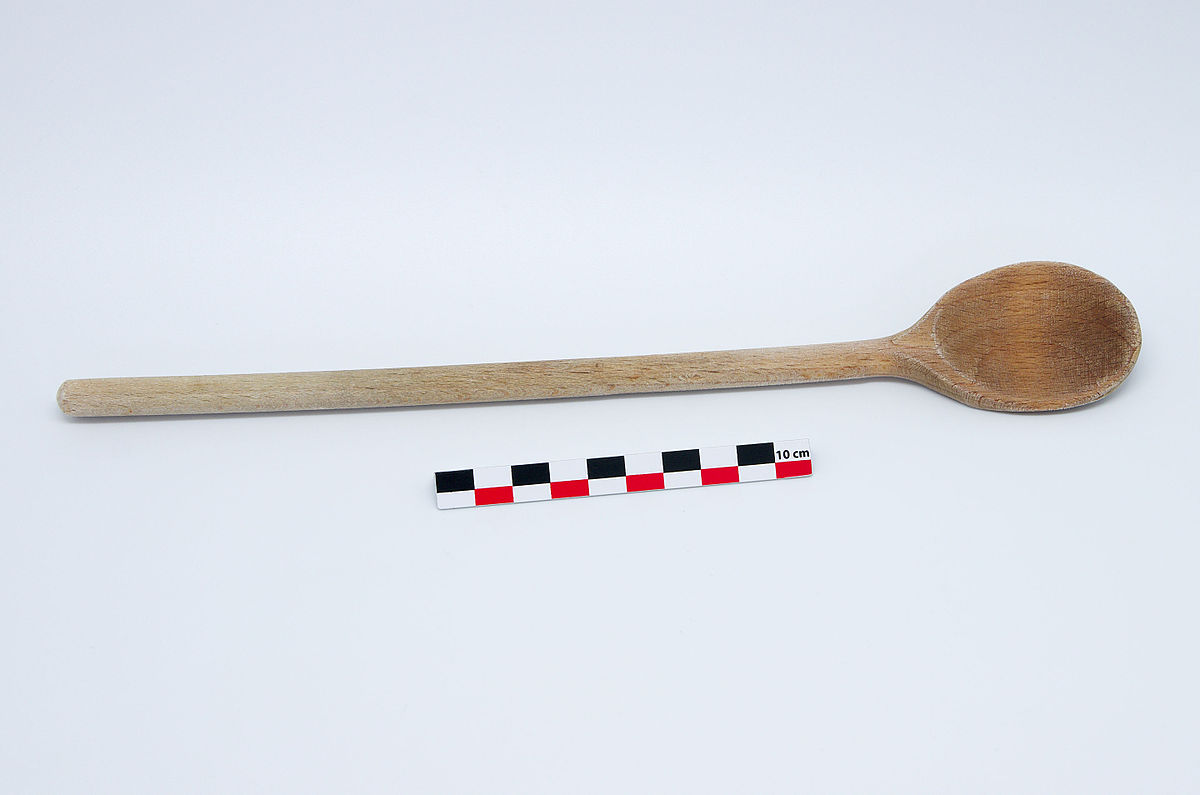 Wood ladle, large soup ladle, large wood spoon,, wood serving