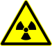 D-W005 Waarschuwing voor radioactieve stoffen of ioniserende Strahlen ty.svg