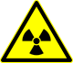 Warning of radioactive substances or ionizing radiation