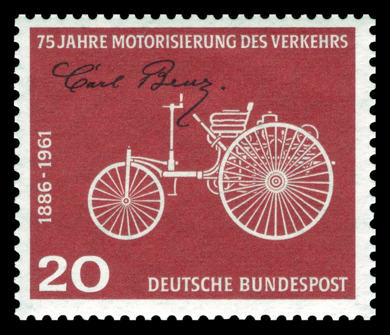 Der Benz Patent-Motorwagen Nummer 1 800px-DBP_1961_364_75_Jahre_Motorisierung