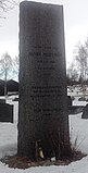 Minnesmerke over Daniel Mortenson på Røros kirkegård