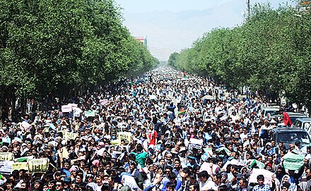 Demonstration of Hazara people in Kabul in July-2016.jpg