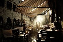 Café in der Altstadt von Dubrovnik