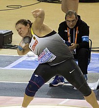 Bronzemedaillengewinnerin Christina Schwanitz