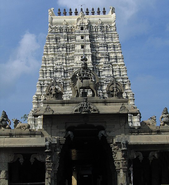 File:East Gopura of Rameswaram Temple.jpg