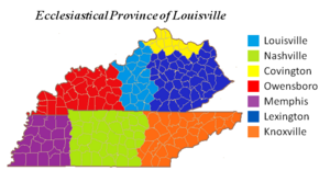 Ecclesiastical Province of Louisville map.png