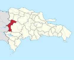 Location of the Elías Piña Province