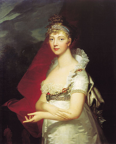 File:Elizaveta wife of tsar Alexander I by Mosnier.jpg